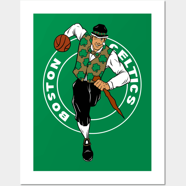 Celtics Mascot Fanart Wall Art by theDK9